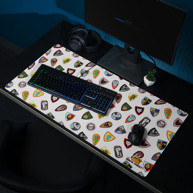 Vintage Shield Gaming Mouse Pad Building Mat