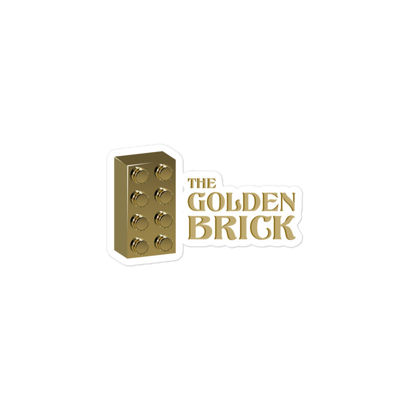 The Golden Brick Bubble-free stickers