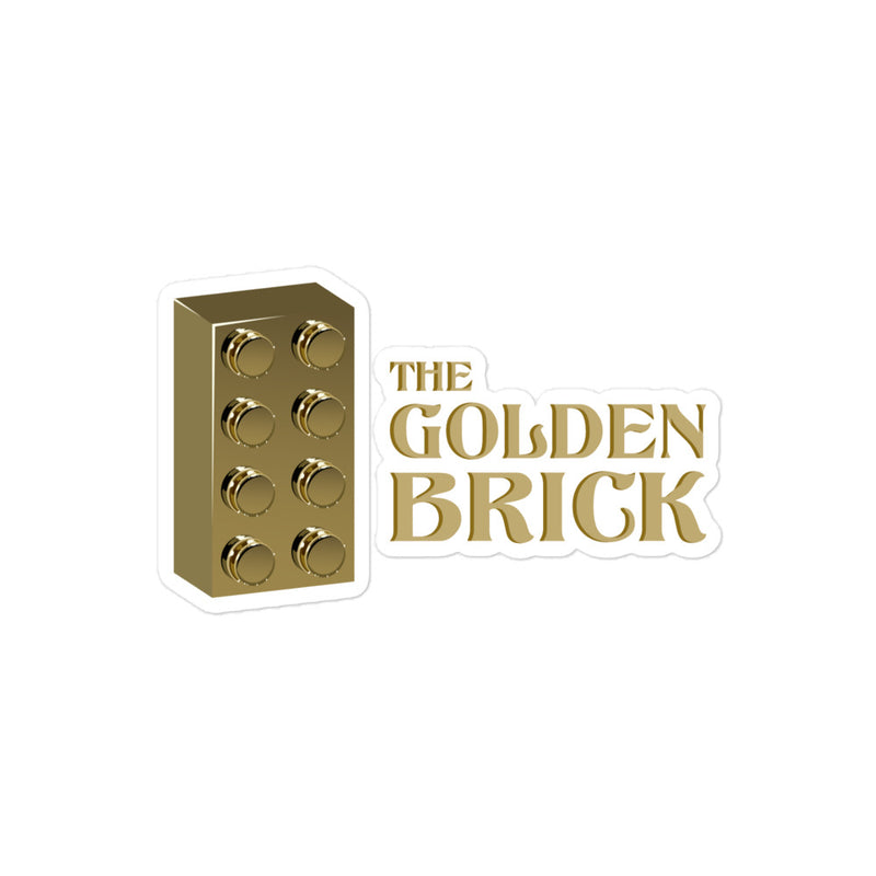 The Golden Brick Bubble-free stickers