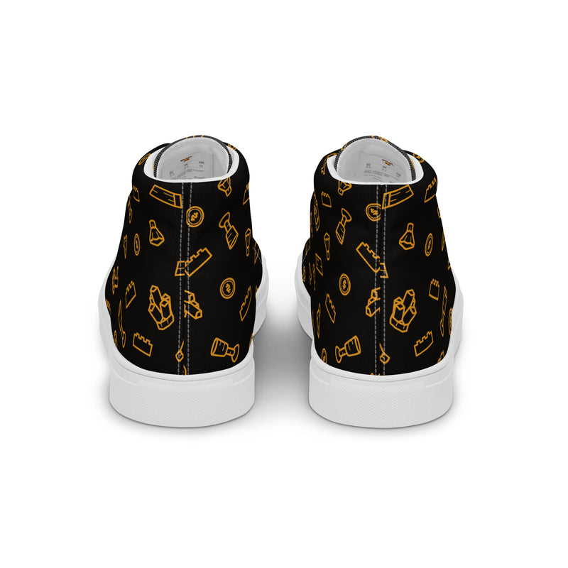 Treasure Men’s High Top Canvas Shoes