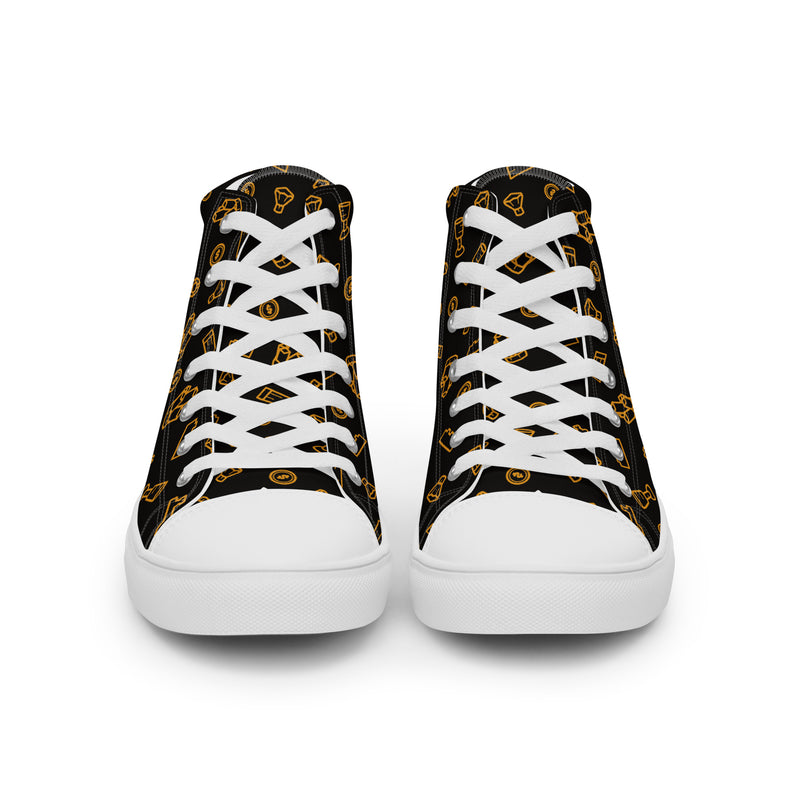 Treasure Men’s High Top Canvas Shoes