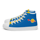 Vintage Space Men’s High Top Canvas Shoes