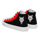 Vintage Castle Wolfpack Shield Herren High Top Canvas Schuhe