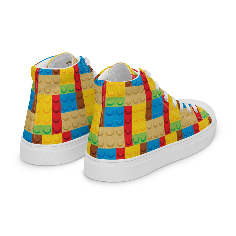 Bricks Men’s High Top Canvas Shoes