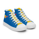 Vintage Space Men’s High Top Canvas Shoes