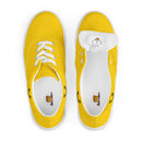 Minifigurenkopf - Leinenschuhe zum Schnüren für Herren