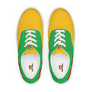 Vintage Castle Dragon 3 Shield Men’s Lace-Up Canvas Shoes