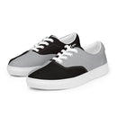 Vintage Castle Falcon Shield Herren Schnürschuhe aus Segeltuch