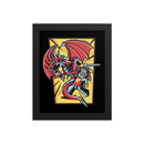 Bricks And Dragons v2 Minifigur Gerahmtes Fotopapier-Poster