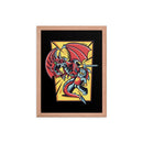 Bricks And Dragons v2 Minifigur Gerahmtes Fotopapier-Poster