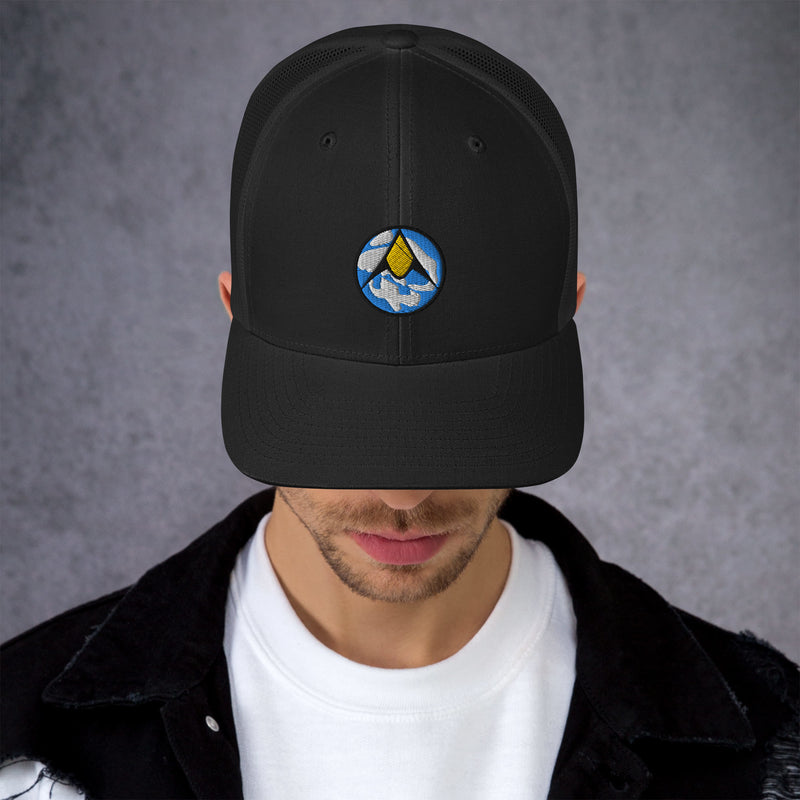 Vintage Space Logo 5 Trucker Cap Hat