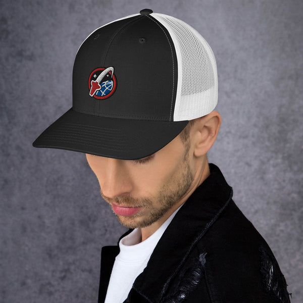 Vintage Space Logo 1 Trucker Cap Hat