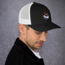 Trucker-Kappe mit Vintage-Raum-Logo 7