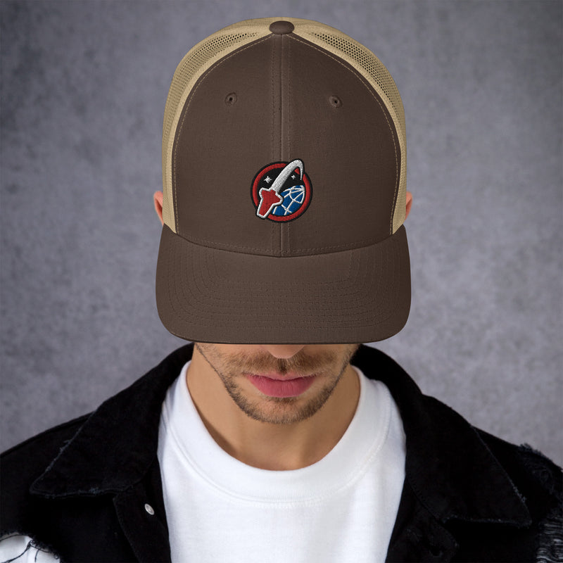 Vintage Space Logo 1 Trucker Cap Hat