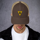 Trucker-Kappe mit Vintage-Weltraum-Logo 3