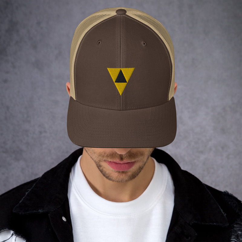Vintage Space Logo 3 Trucker Cap Hat