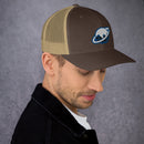 Trucker-Kappe mit Vintage-Weltraum-Logo 2