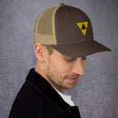 Trucker-Kappe mit Vintage-Weltraum-Logo 3
