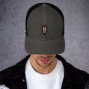 Vintage Castle Scorpion Shield Trucker Cap Hat