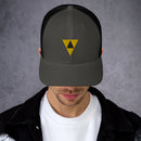 Trucker-Kappe mit Vintage-Weltraum-Logo 3