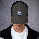 Trucker-Kappe mit Vintage-Raum-Logo 5