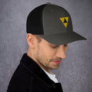 Trucker-Kappe mit Vintage-Weltraum-Logo 3