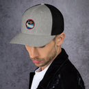 Trucker-Kappe mit Vintage-Raum-Logo 7