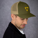Trucker-Kappe mit Vintage-Weltraum-Logo 3