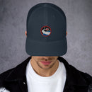 Trucker-Kappe mit Vintage-Raum-Logo 7