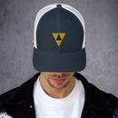 Trucker-Kappe mit Vintage-Weltraum-Logo 3