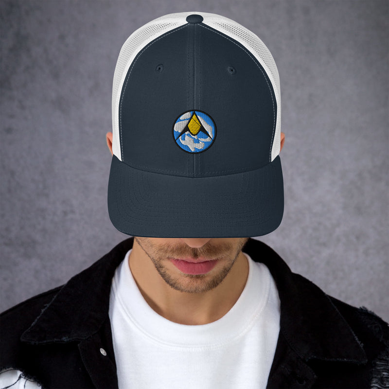 Vintage Space Logo 5 Trucker Cap Hat
