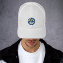 Trucker-Kappe mit Vintage-Raum-Logo 5
