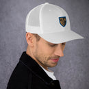 Vintage Castle Axes Schild Trucker Cap Hut