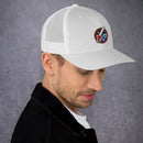 Trucker-Kappe mit Vintage-Weltraum-Logo 1