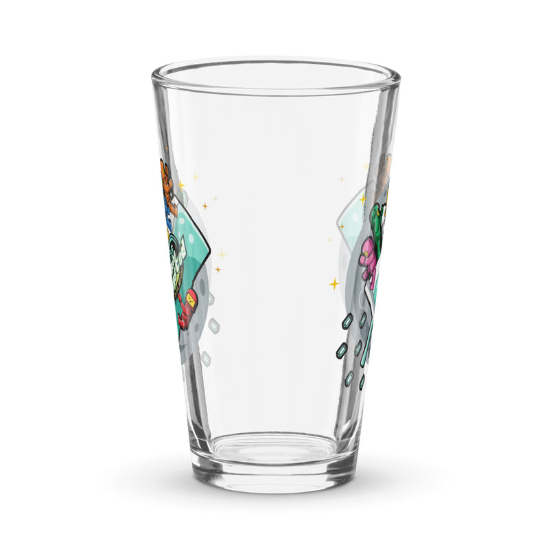 Baha Blasted Spaceman Shaker pint glass