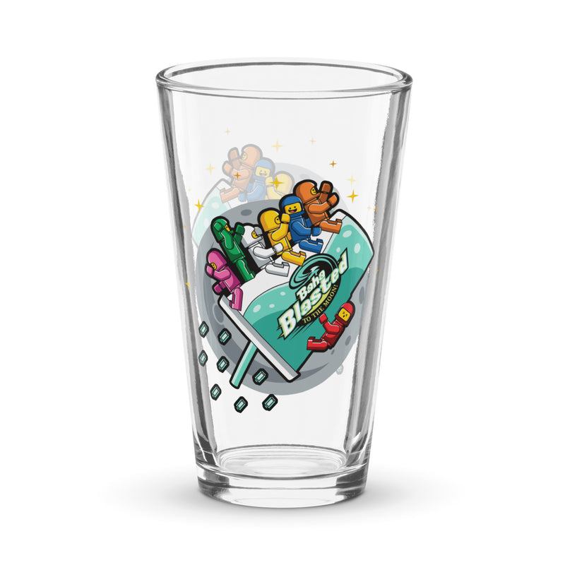 Baha Blasted Spaceman Shaker pint glass