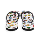 Vintage Castle Shield Flip Flops