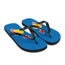 Flip-Flops im Vintage-Weltraum-Stil