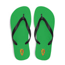 Vintage Flip Flops mit Schloss und Drachen 3 Schild