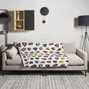 Vintage Burgschild Fleecedecke