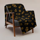 Schätze aus goldenen Ziegeln Fleecedecke