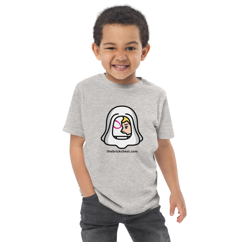 Custom Building Brick Lego Style Spidey Ghost Gwen Minifigure Head cotton kids t-shirt toddler