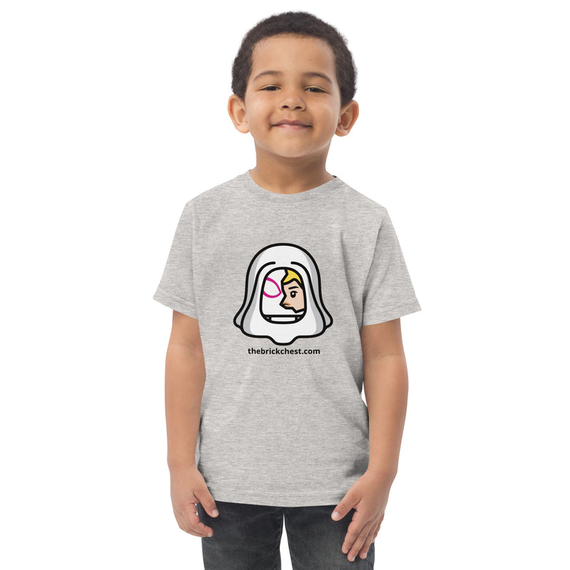 Custom Building Brick Lego Style Spidey Ghost Gwen Minifigure Head cotton kids t-shirt toddler