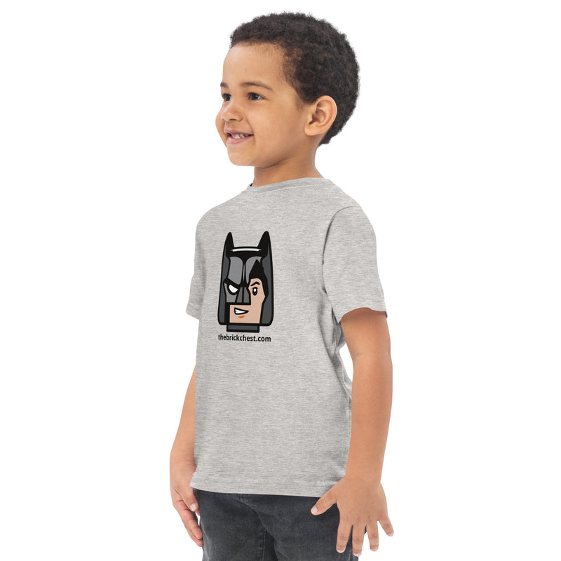 Custom Building Brick Lego Style Bat Man Minifigure Head cotton kids toddler t-shirt