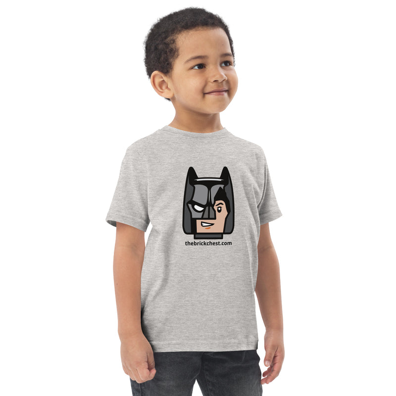 Custom Building Brick Lego Style Bat Man Minifigure Head cotton kids toddler t-shirt