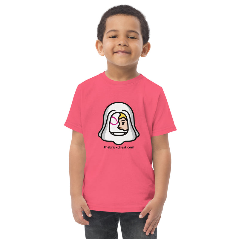 Custom Building Brick Lego Style Spidey Ghost Gwen Minifigure Head cotton kids t-shirt toddler