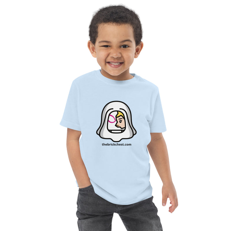 Custom Building Brick Lego Style Spidey Ghost Gwen Minifigure Head cotton kids t-shirt toddler