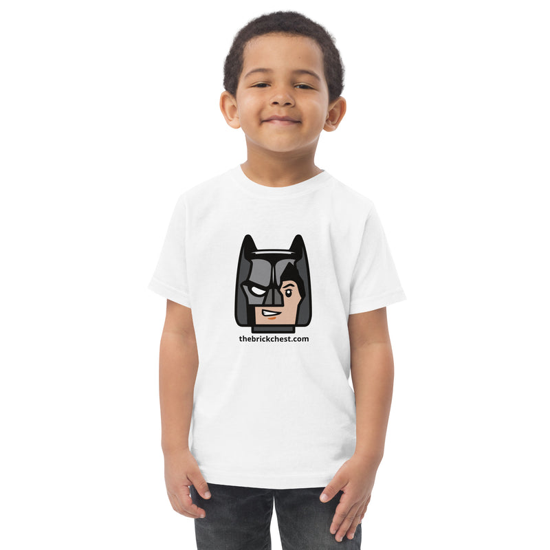 Custom Building Brick Lego Style Bat Man Minifigure Head cotton kids toddler t-shirt