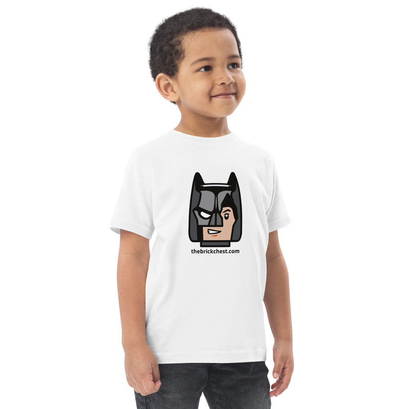 Custom Building Brick Lego Style Bat Man Minifigure Head cotton kids toddler t-shirt