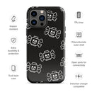 Skelett Totenkopf gekreuzte Knochen Pirat Minifigur Ziegel Kopf Robuste Hülle für iPhone®